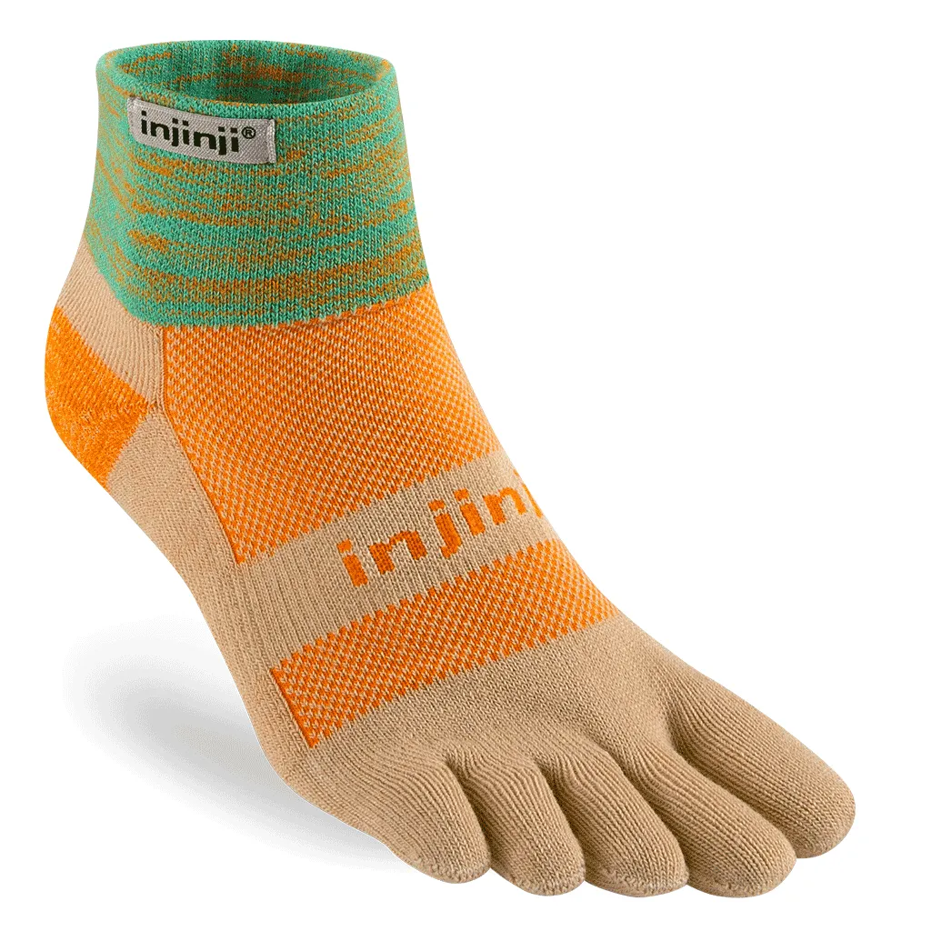 Injinji TRAIL Midweight Mini-Crew Running Socks