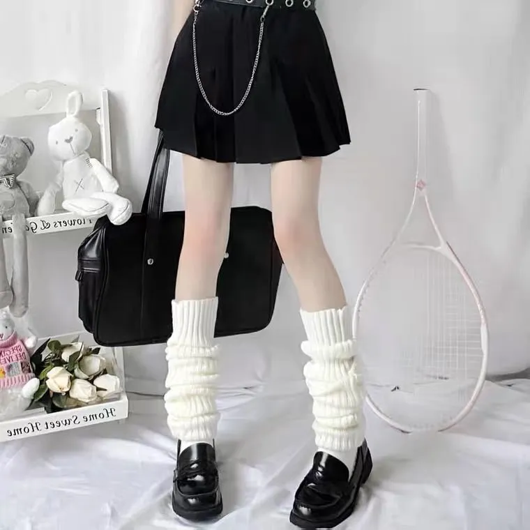 Japanese harajuku jk knit knee socks BY99888