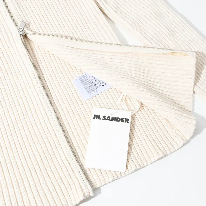 Jil Sander  |Casual Style Long Sleeves Plain Cotton Medium Cardigans