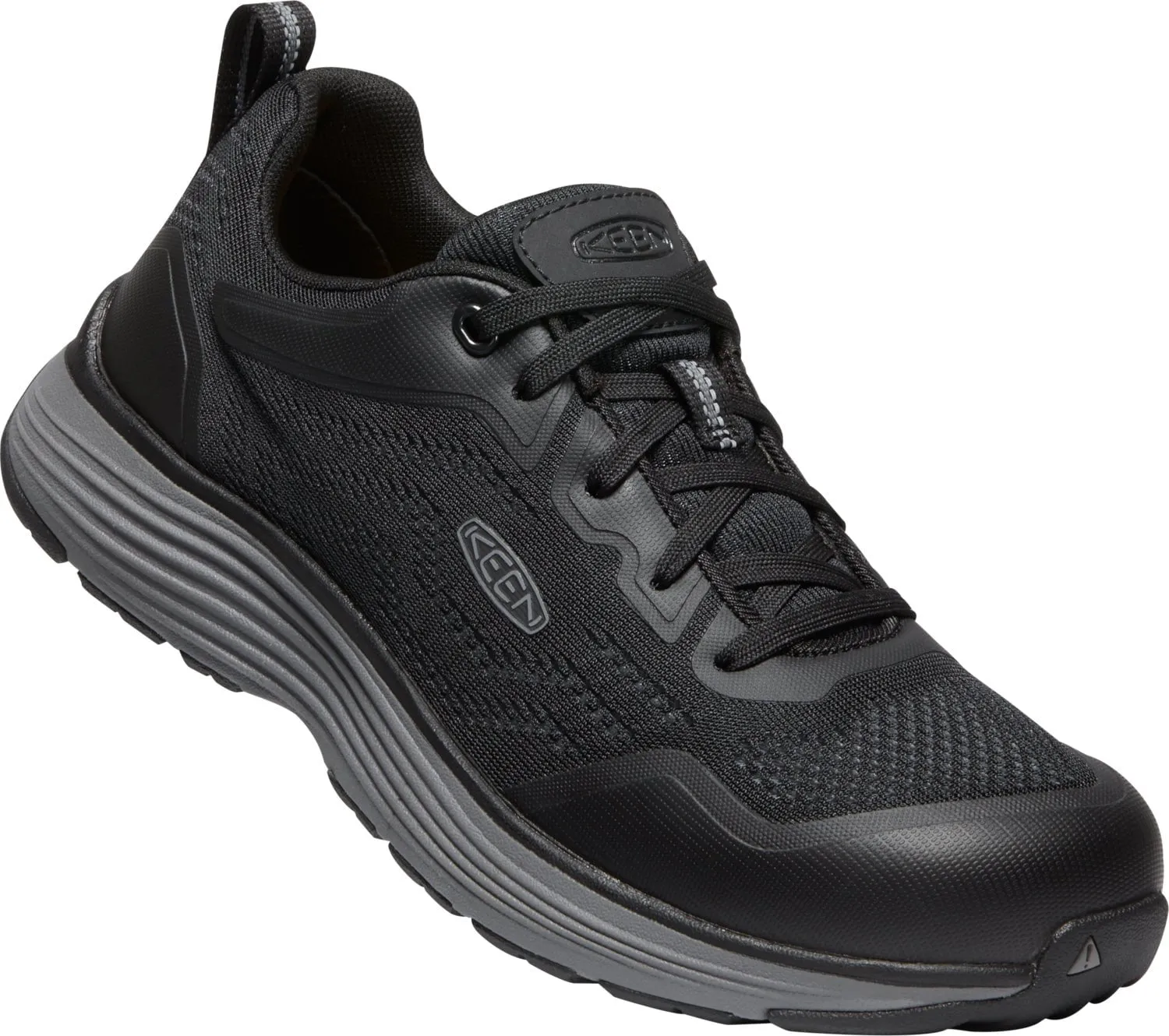 Keen Utility Mens Sparta II ESD Soft Toe Steel Grey/Black Mesh Work Shoes