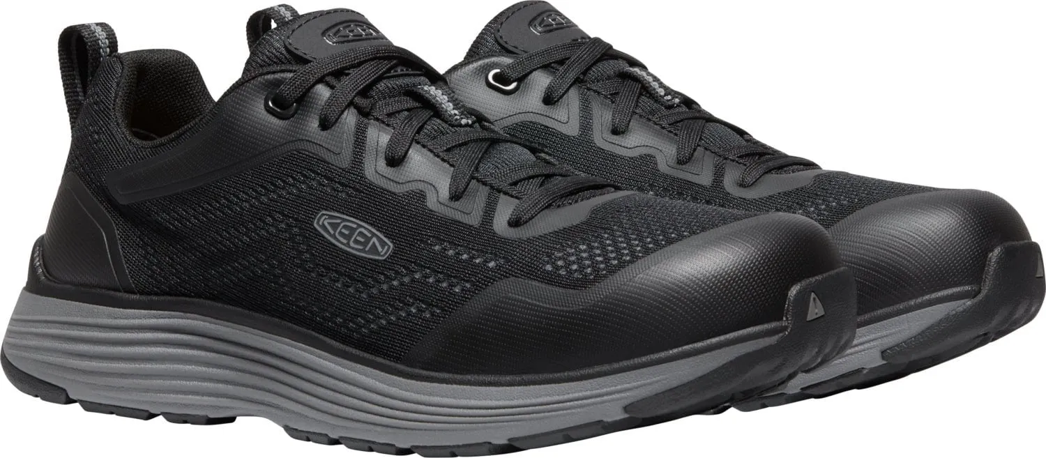 Keen Utility Mens Sparta II ESD Soft Toe Steel Grey/Black Mesh Work Shoes