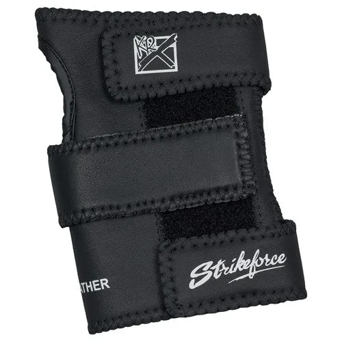 KR Strikeforce Leather Black Left Hand Bowling Positioner Plus