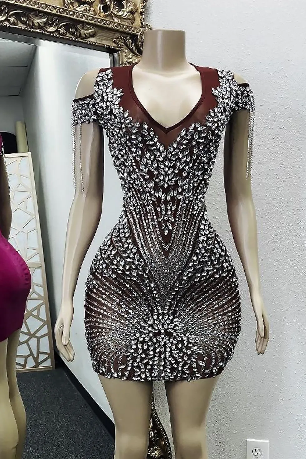 Layli Rhinestone Dress