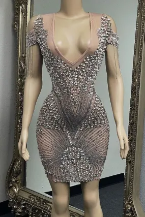 Lyla Rhinestone Dress