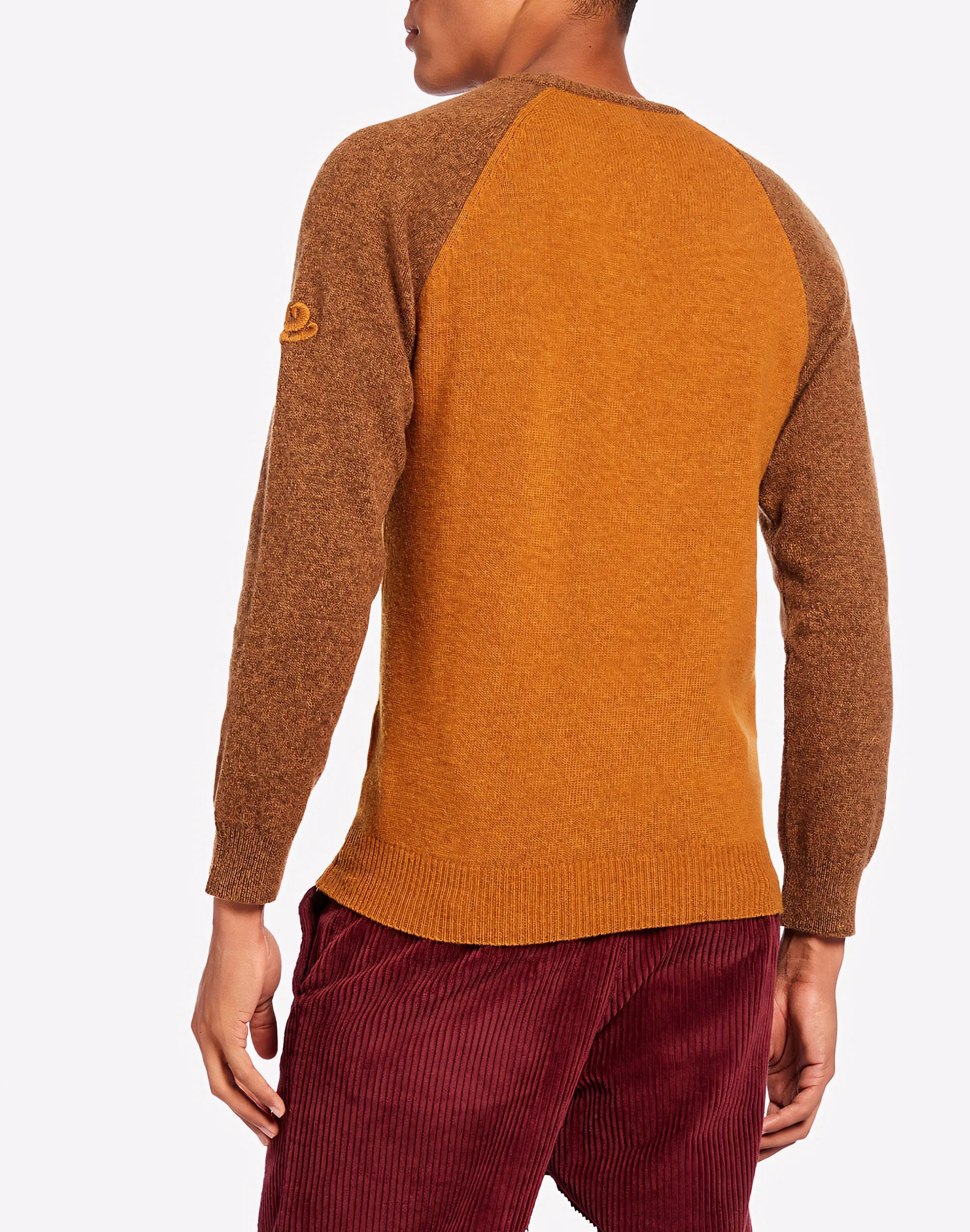 MAGLIONE CON MANICA IN RAGLAN