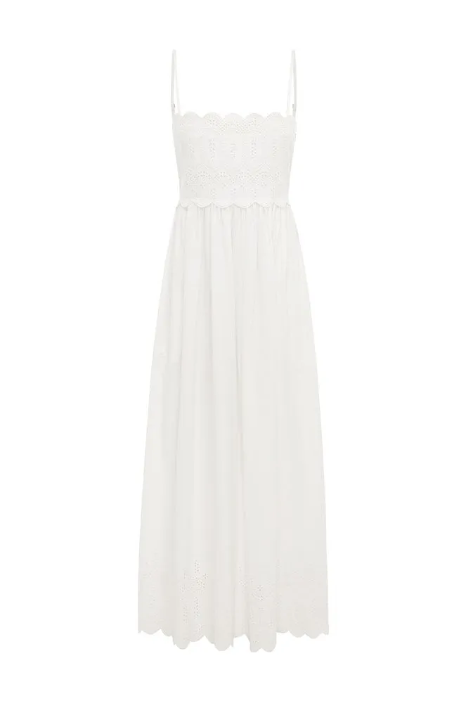 MAISIE DRESS - VINTAGE WHITE