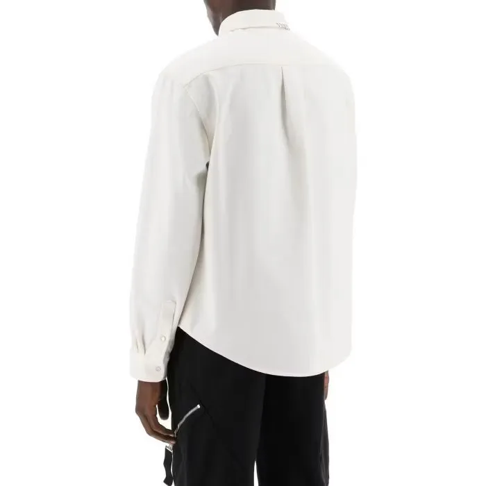 MARNI  |Long Sleeves Cotton Logo Designers Shirts