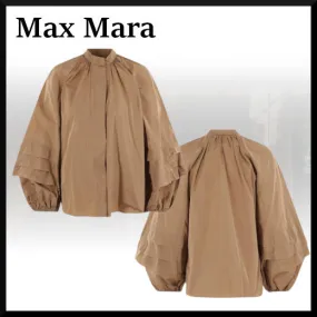 MaxMara  |Feminine shirt in silk taffeta