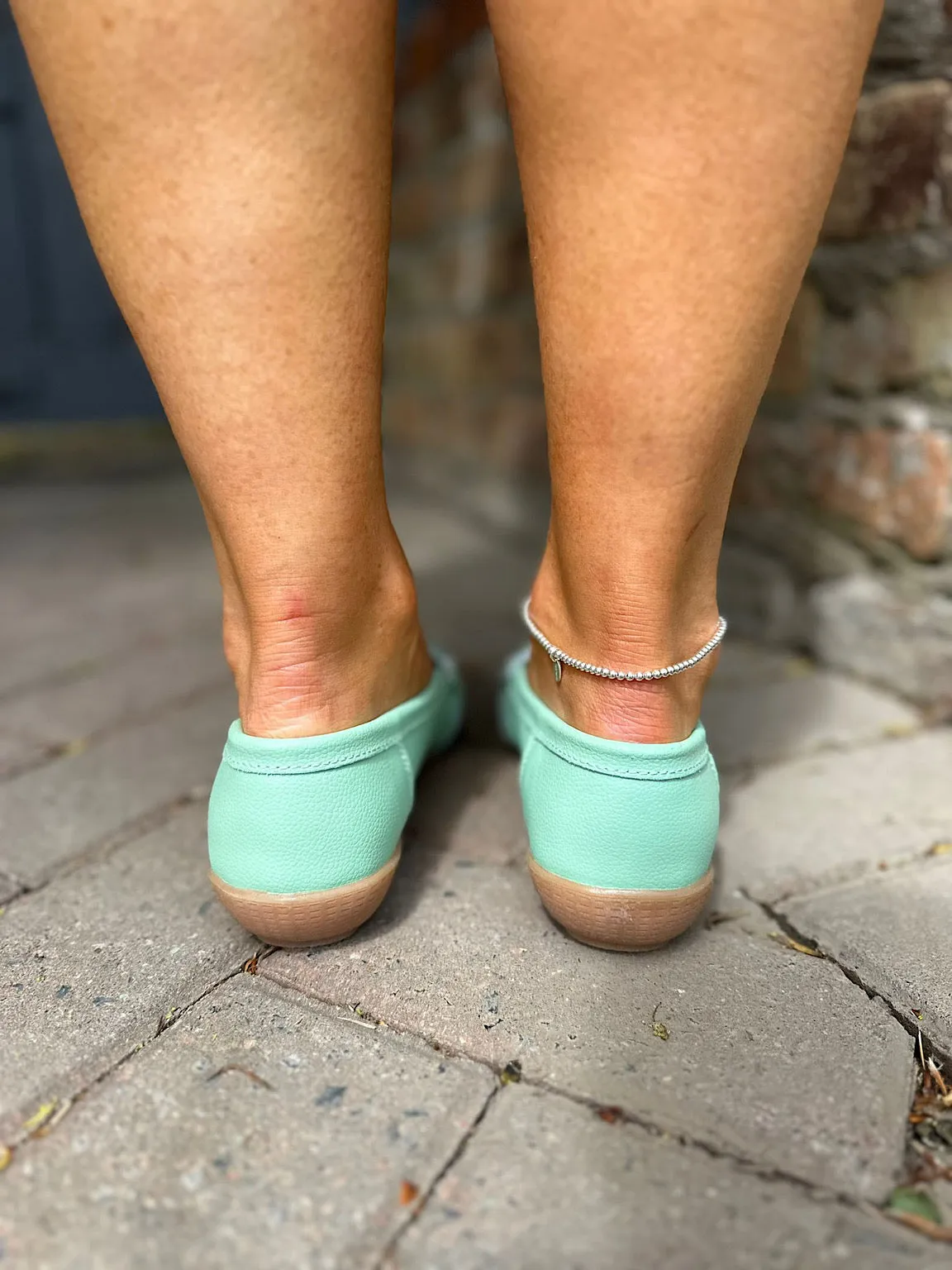 Mint Leather Tassel Loafer