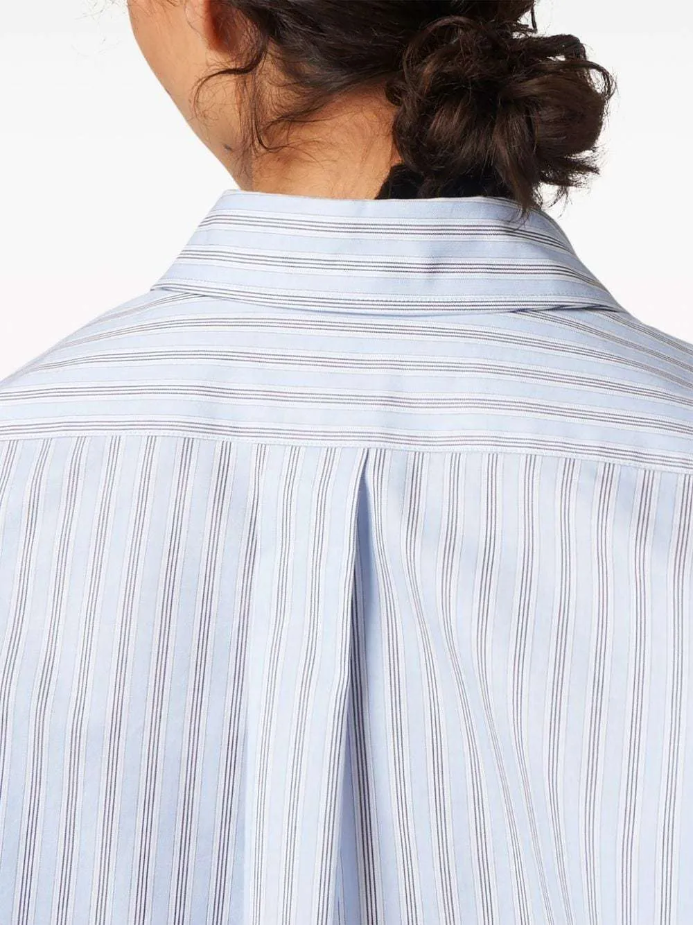 MiuMiu  |Stripes Long Sleeves Cotton Shirts & Blouses