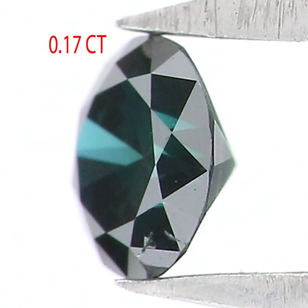 Natural Loose Round Blue Color Diamond 0.17 CT 3.60 MM Round Shape Brilliant Cut Diamond KR1562