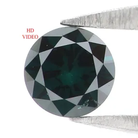 Natural Loose Round Blue Color Diamond 0.17 CT 3.60 MM Round Shape Brilliant Cut Diamond KR1562