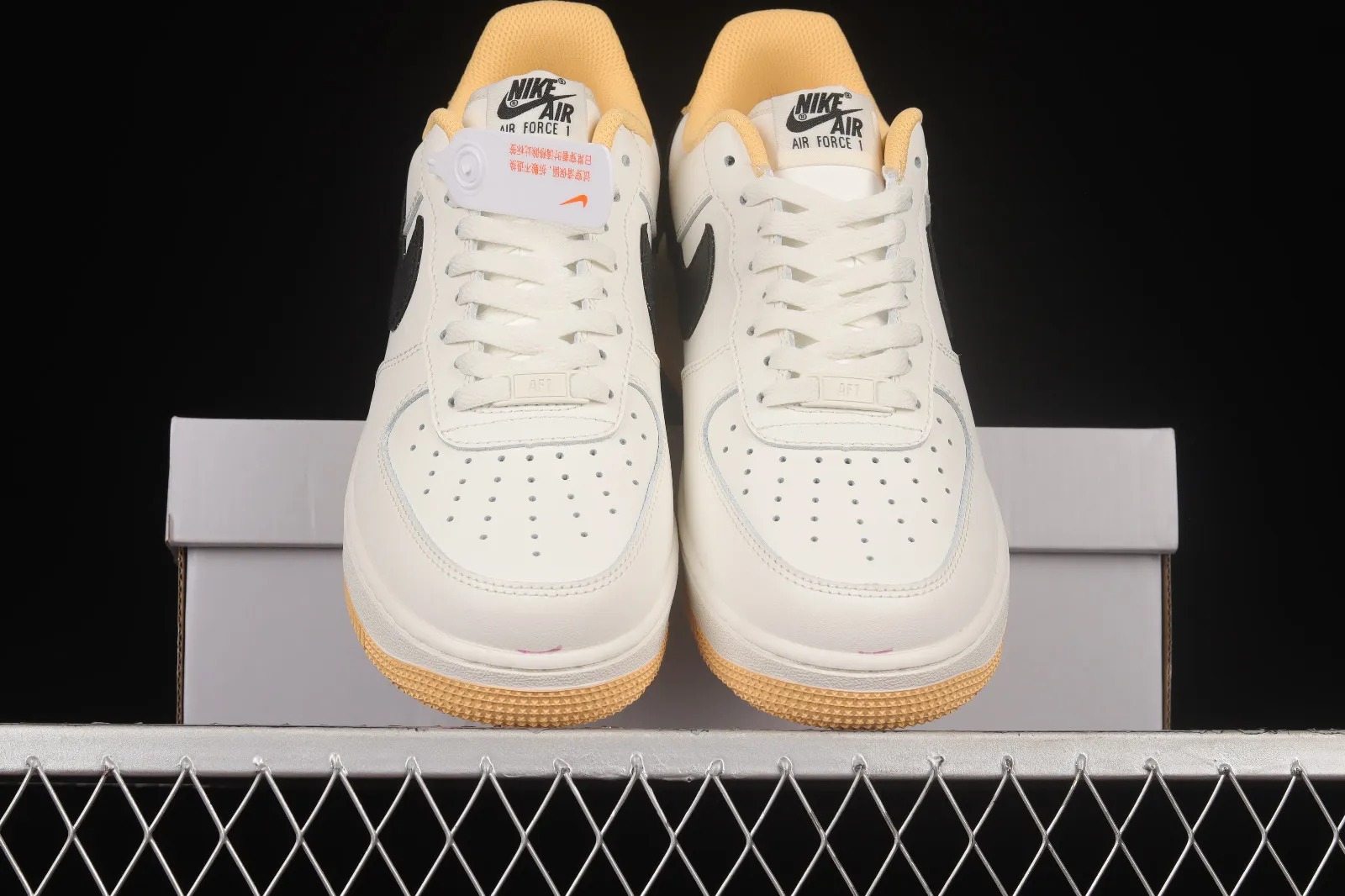 Nike Air Force 1 07 Low Rice White Yellow Black LS9042-001