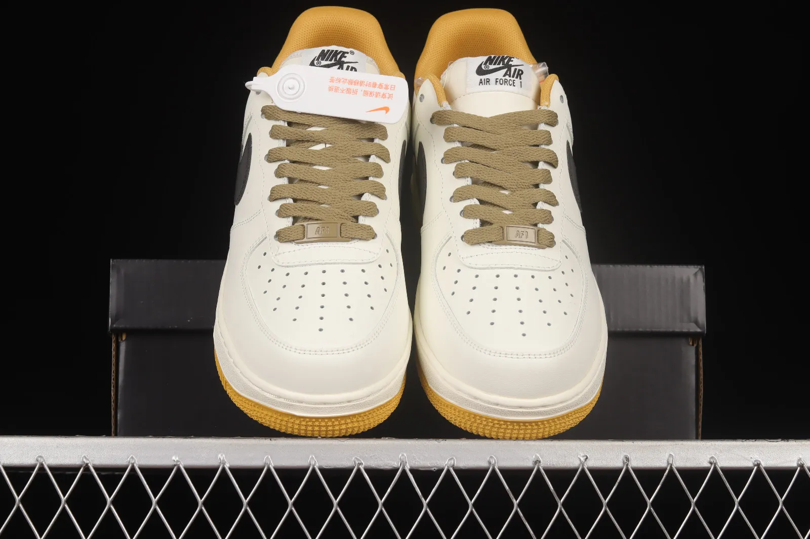 Nike Air Force 1 07 Low Rice White Yellow Green DD3063-066