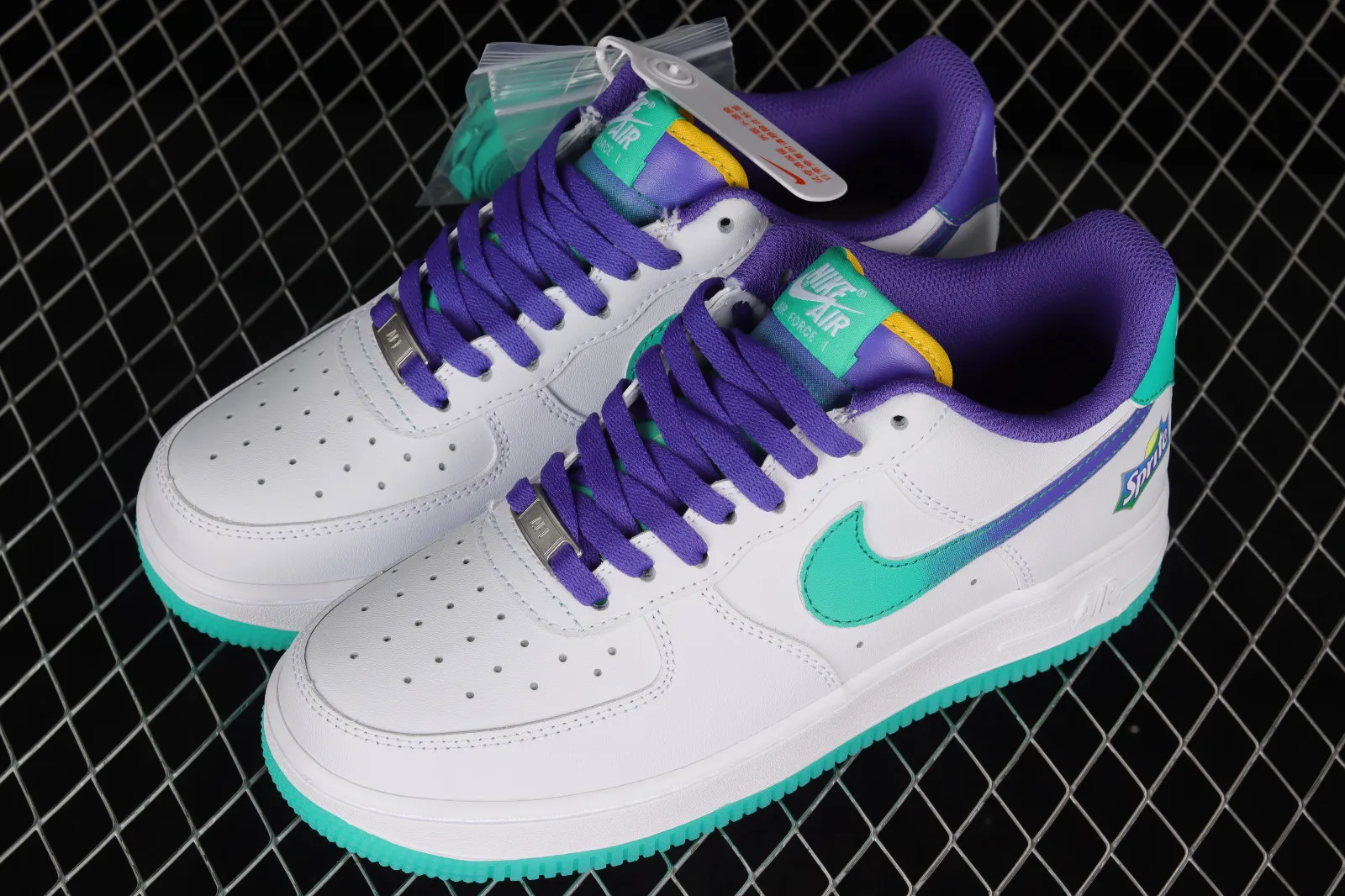 Nike Air Force 1 07 Low Sprite White Dark Purple Green BS8873-806