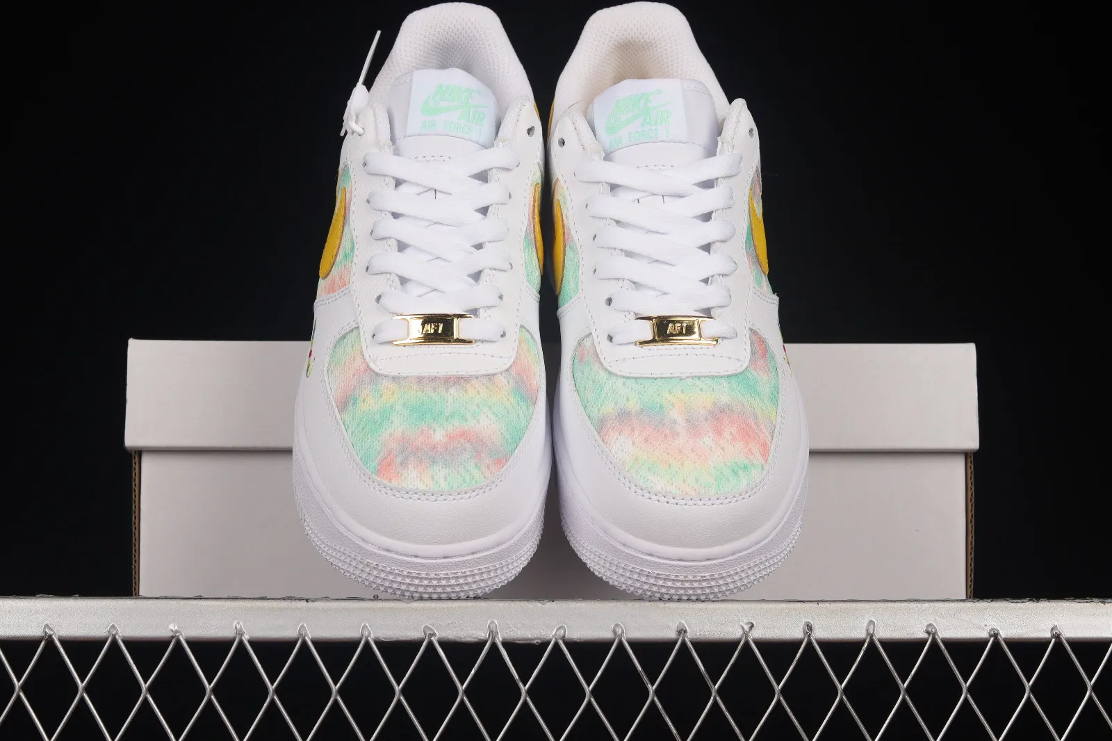 Nike Air Force 1 07 Low White Green Yellow Multi-Color CH3512-002