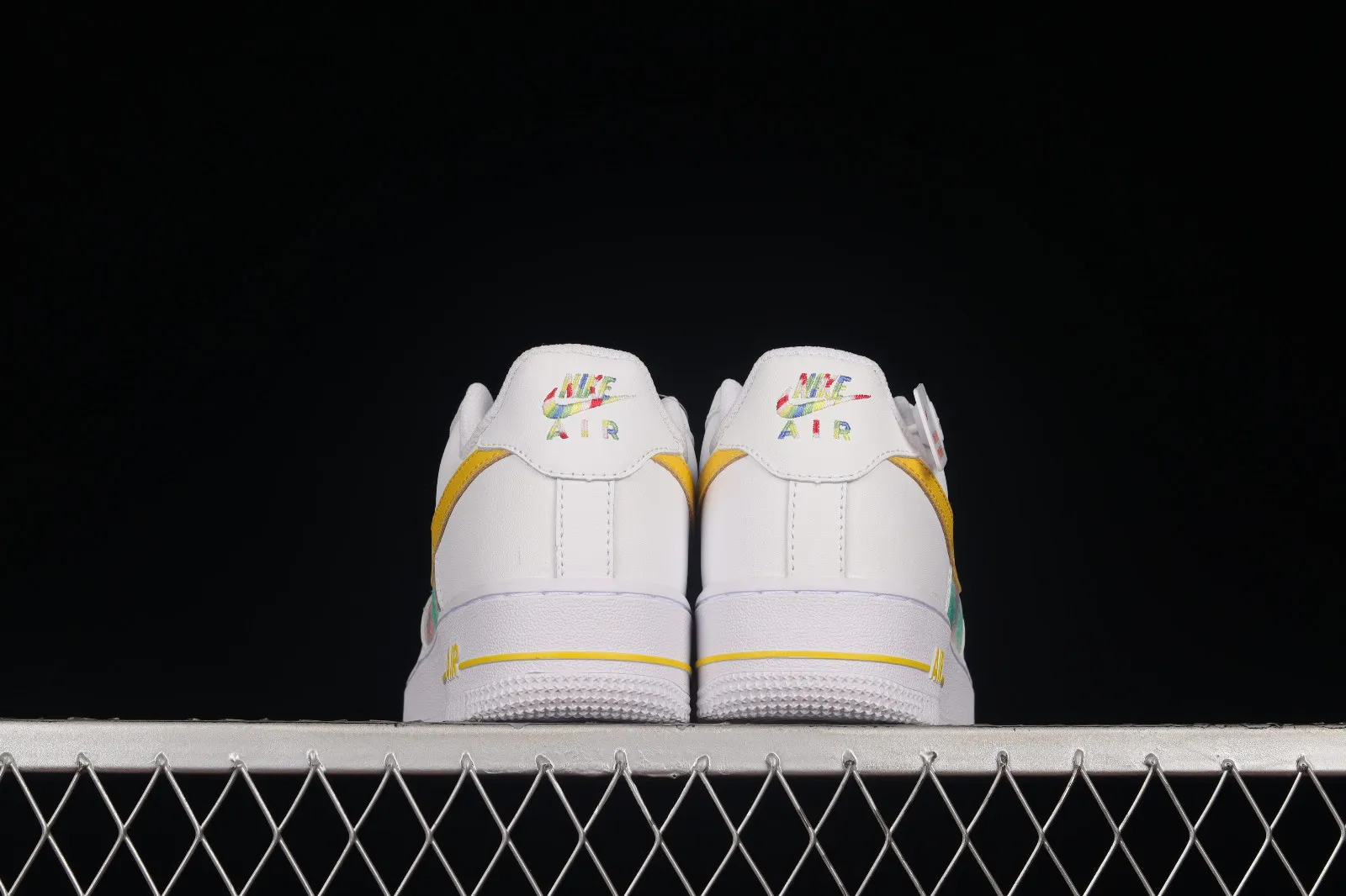 Nike Air Force 1 07 Low White Green Yellow Multi-Color CH3512-002