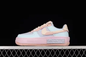 Nike Air Force 1 Fontanka Low Pink Blue Purple CW6688-608