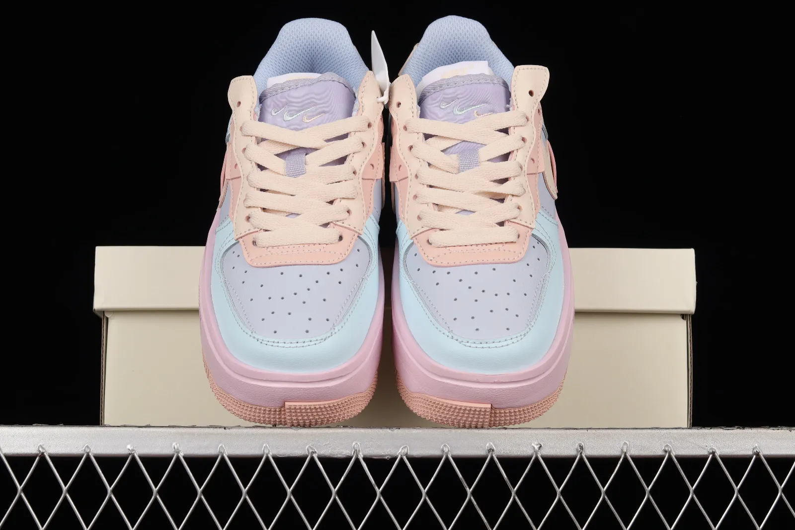 Nike Air Force 1 Fontanka Low Pink Blue Purple CW6688-608