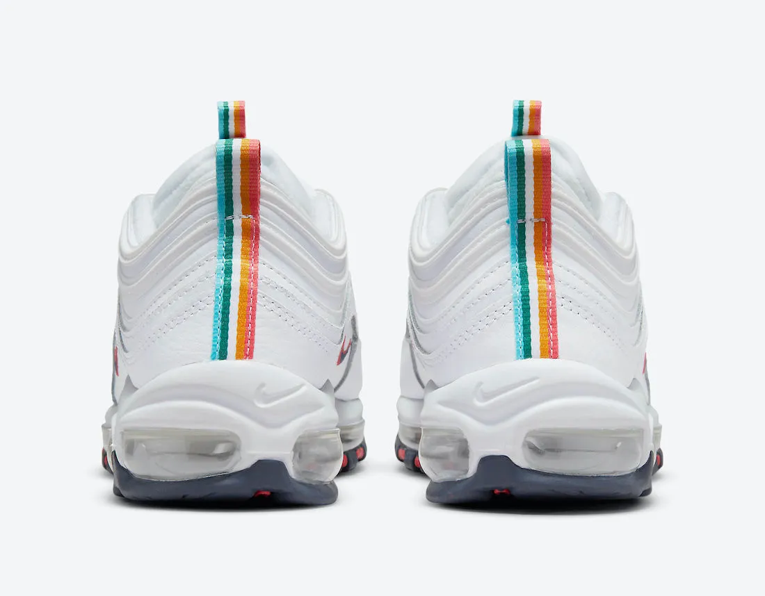 Nike Air Max 97 White Multi Color Pull Tabs DH1592-100