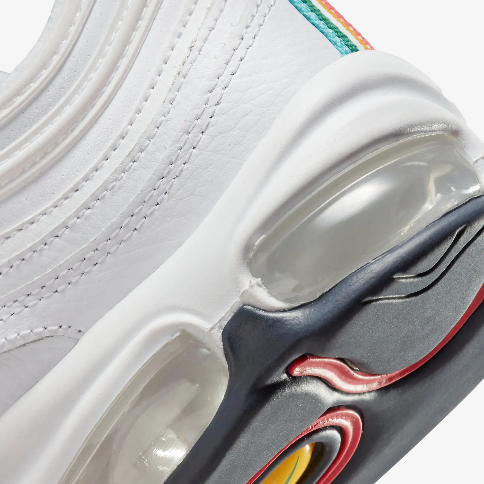 Nike Air Max 97 White Multi Color Pull Tabs DH1592-100