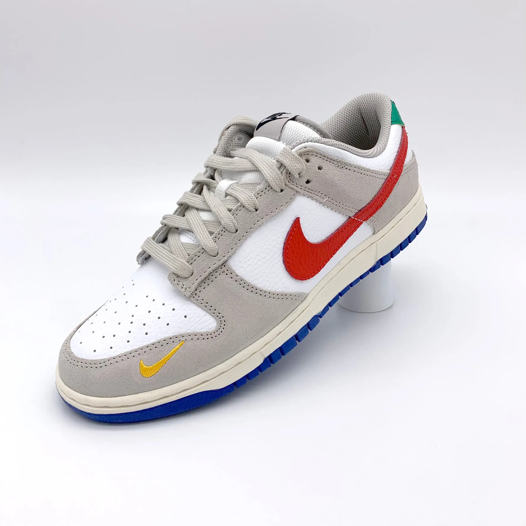 Nike Dunk Low Light Iron Ore Red Blue