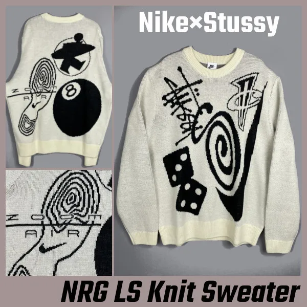 Nike  |Street Style Collaboration Logo Sweaters