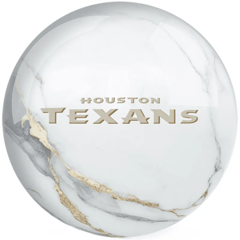 OTB NFL Houston Texans White Marble Bowling Ball