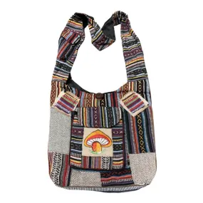 Patch outside pocket Hobo Bag