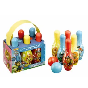 Paw Patrol Bowling Set 6xgel 100ML + 2 Palline