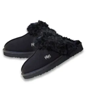 PAWJ Slippers | Black / Black Mink