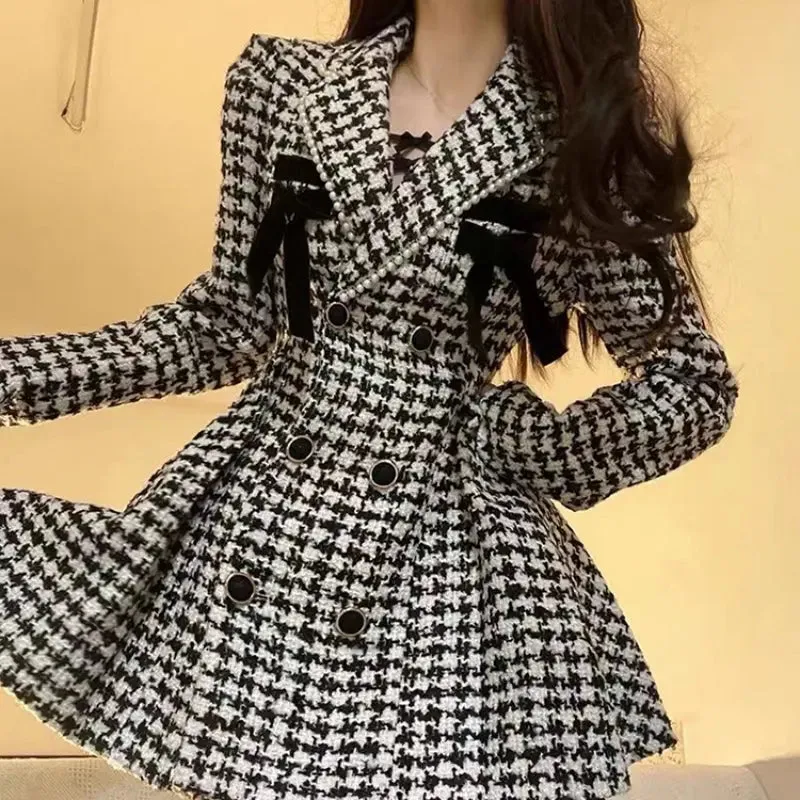 Plaid Vintage Kawaii Dress