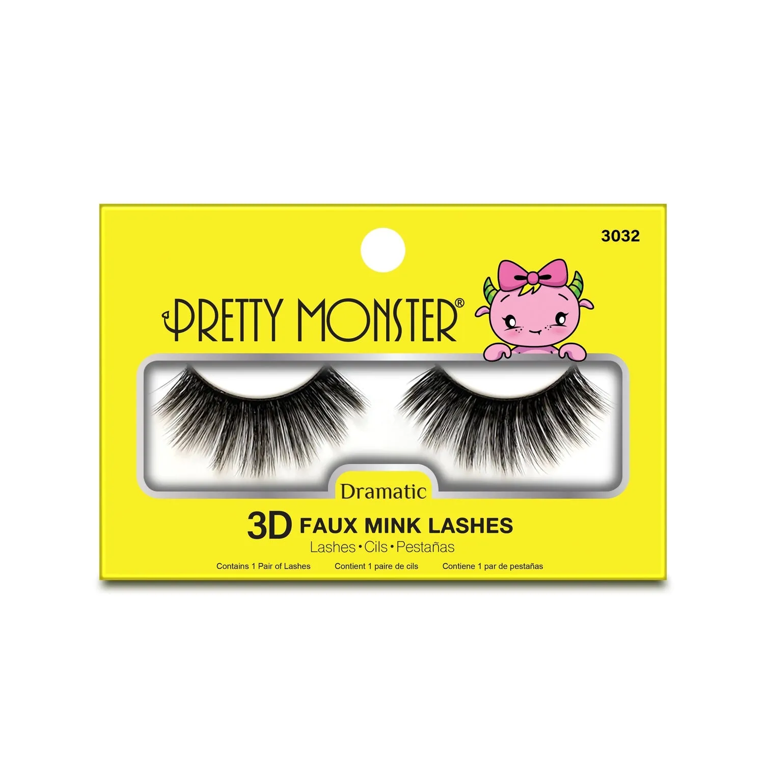 PRETTY MONSTER Dramatic 3D Pestaas de Mink