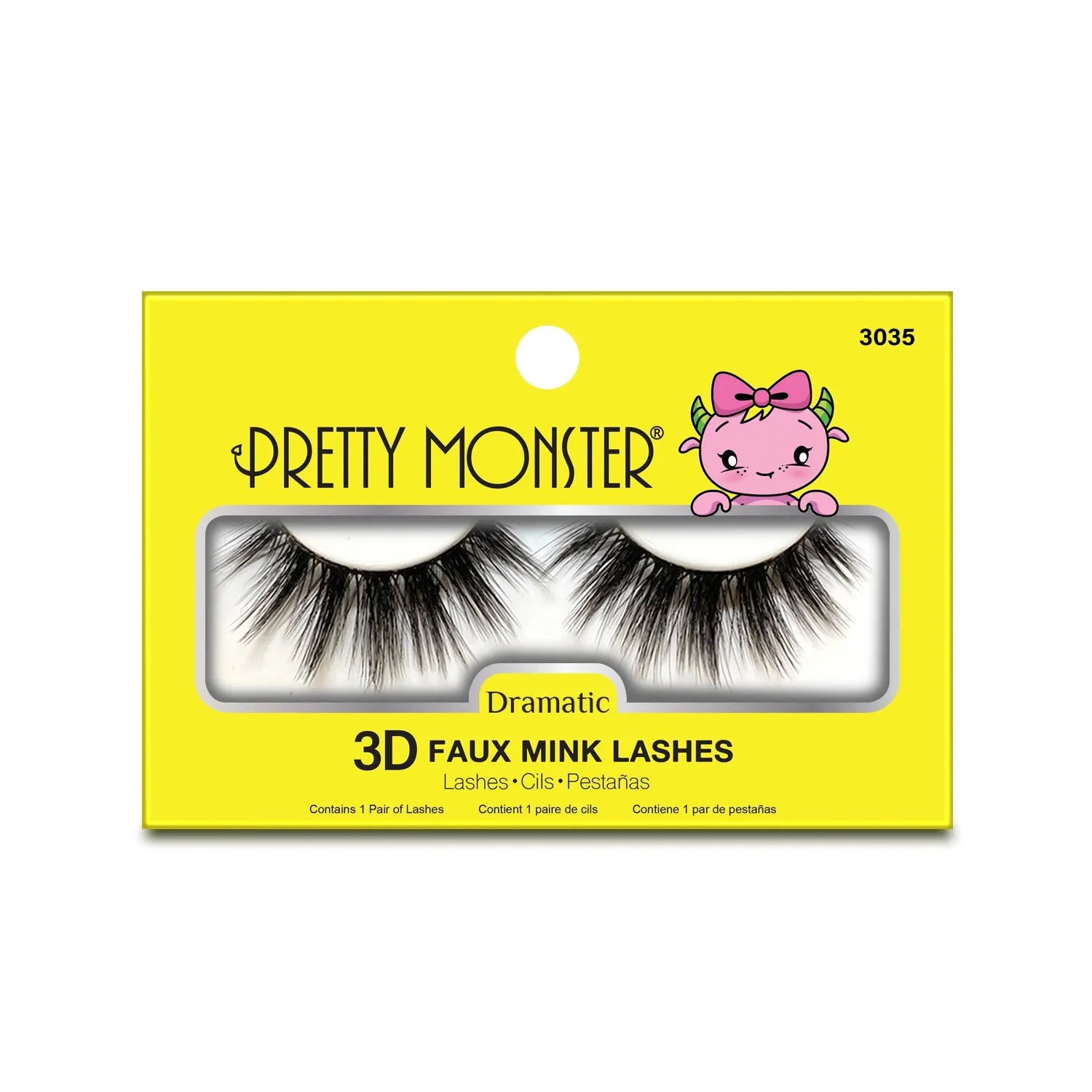 PRETTY MONSTER Dramatic 3D Pestaas de Mink