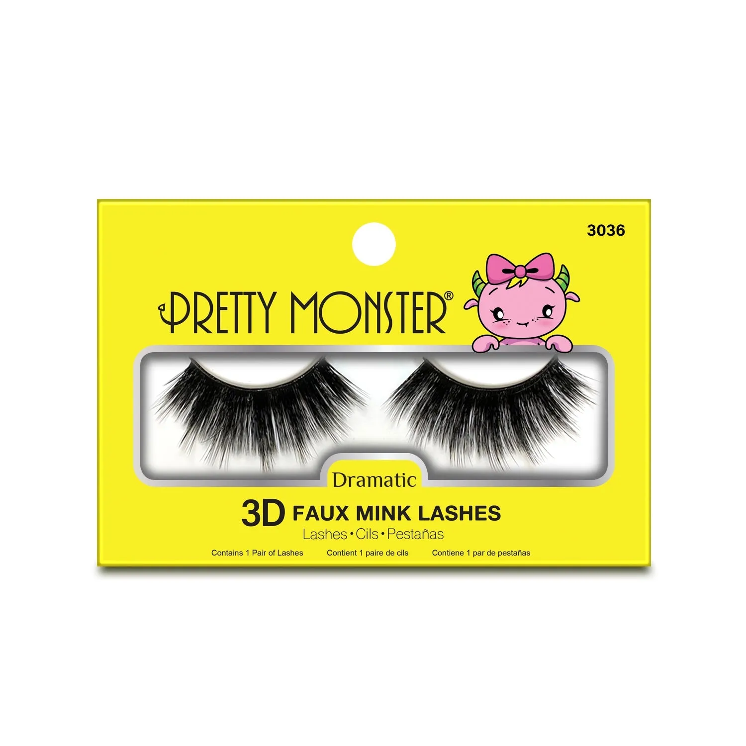 PRETTY MONSTER Dramatic 3D Pestaas de Mink