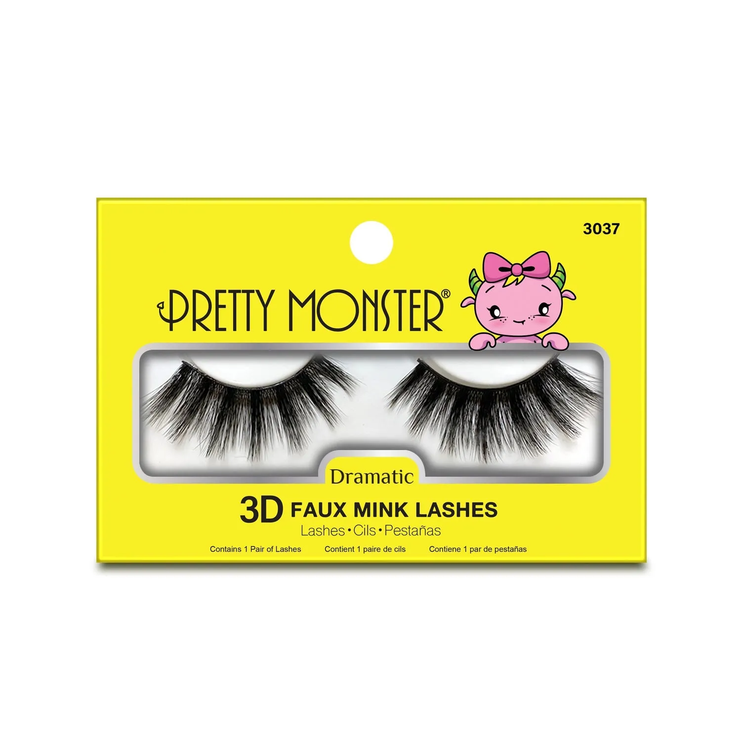 PRETTY MONSTER Dramatic 3D Pestaas de Mink