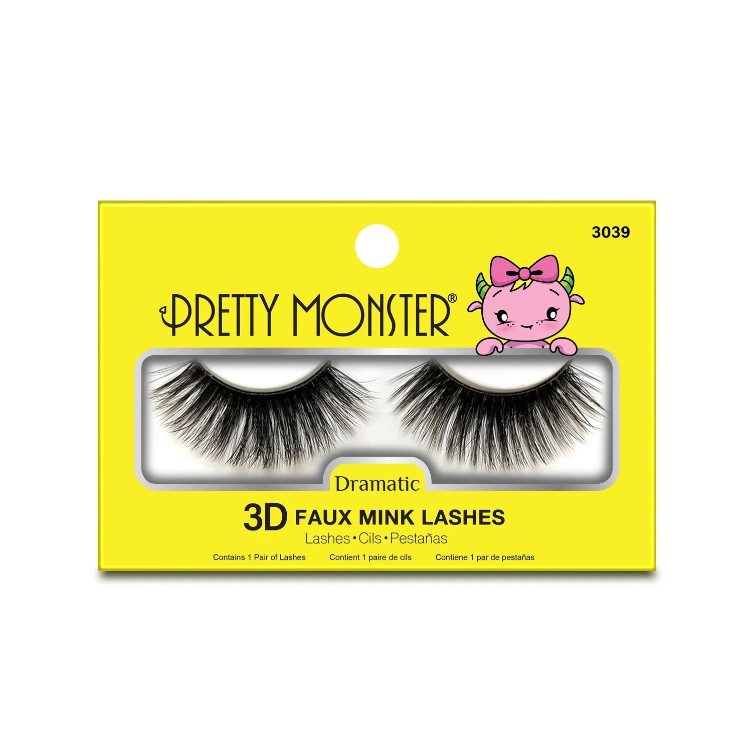 PRETTY MONSTER Dramatic 3D Pestaas de Mink