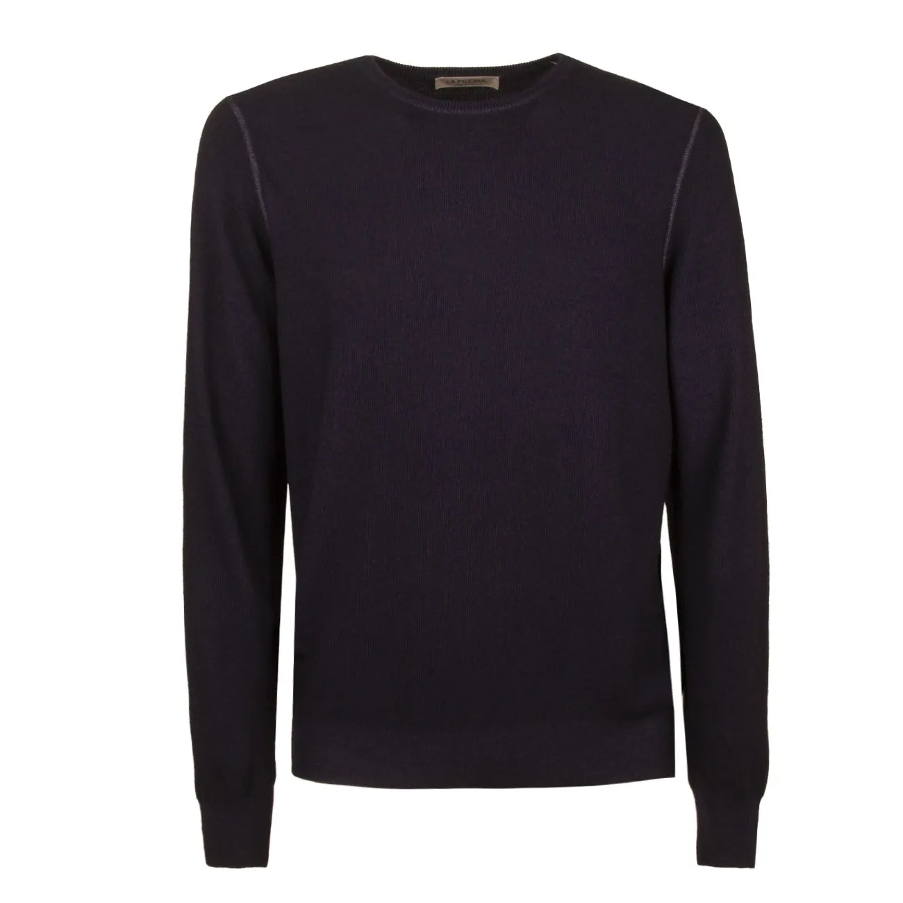 PULLOVER COTONE CHICCO RISO Uomo Blu