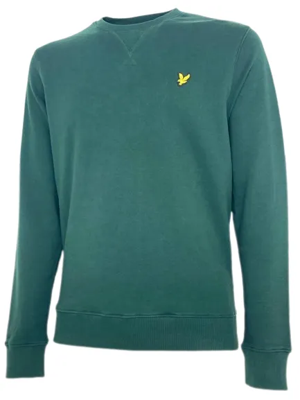 PULLOVER UOMO VERDE 100% COTONE