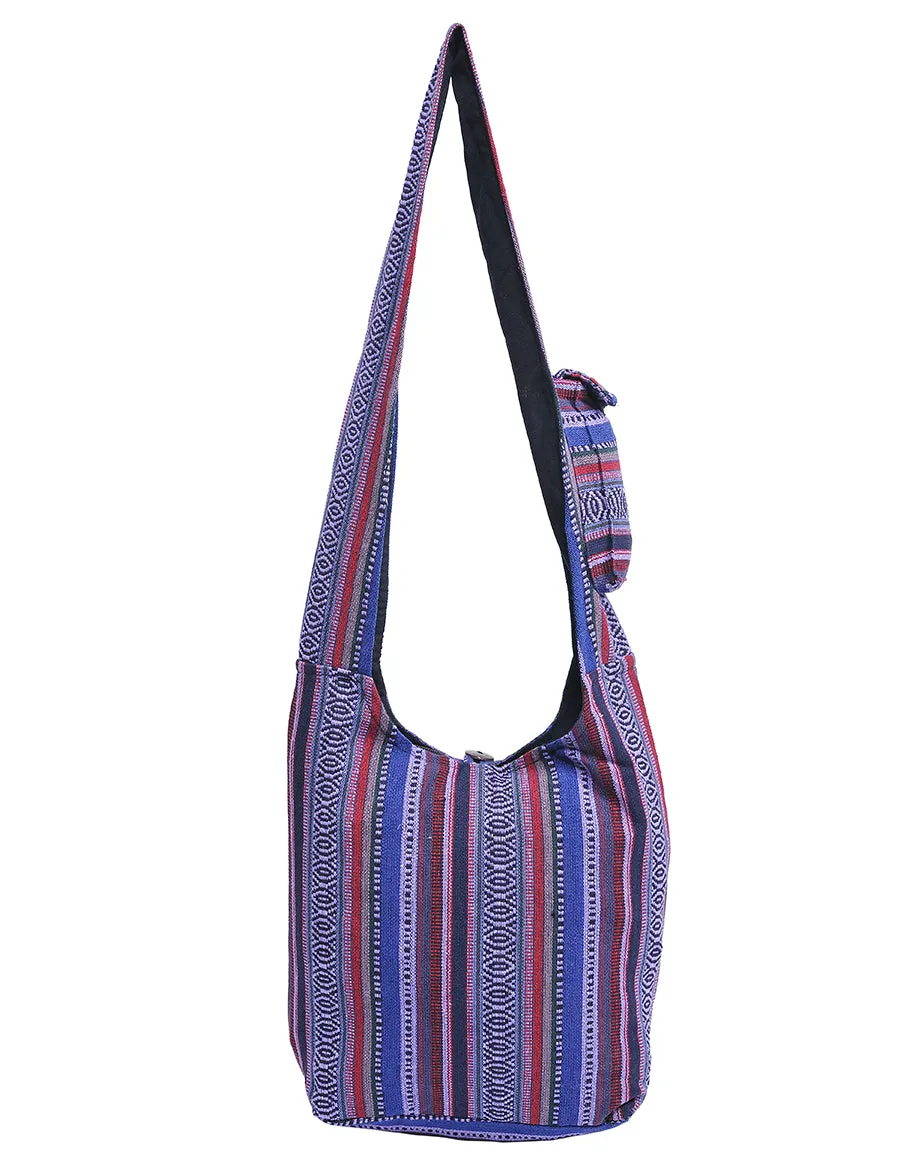 Purple Mandala Printed Hobo Bag