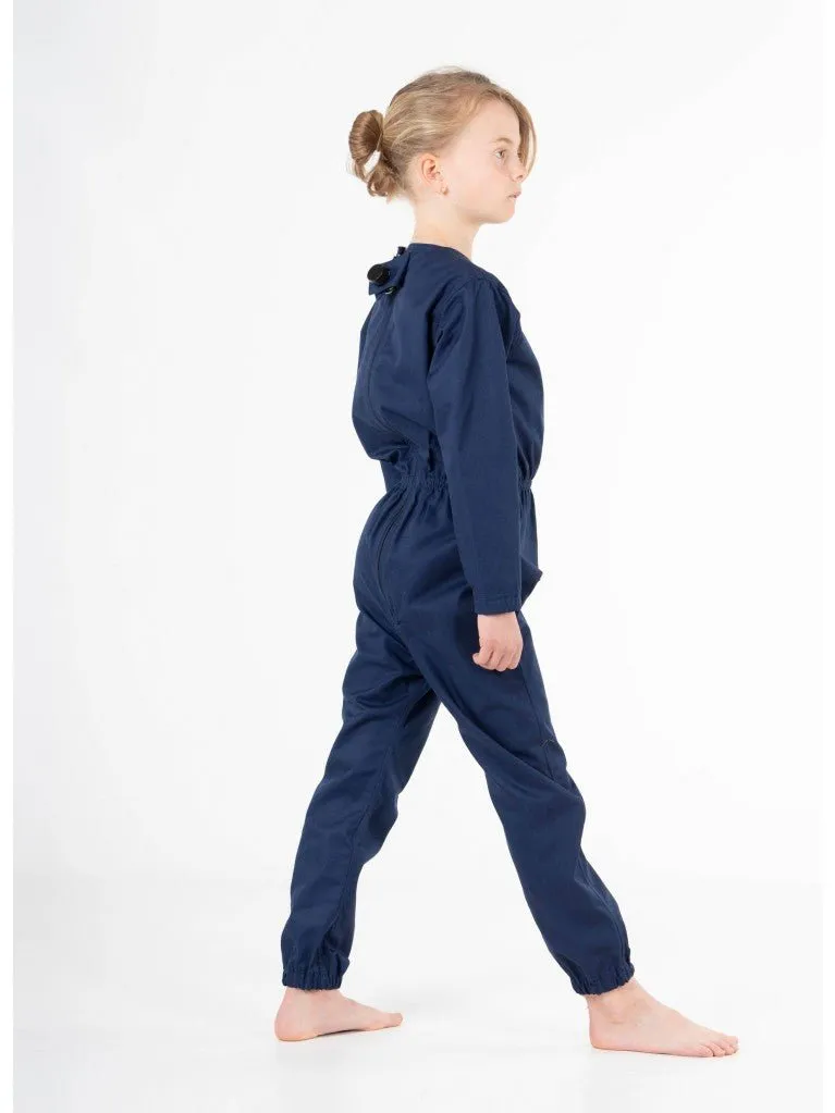 Rip-resistant bodysuit for children with long sleeves and long legs