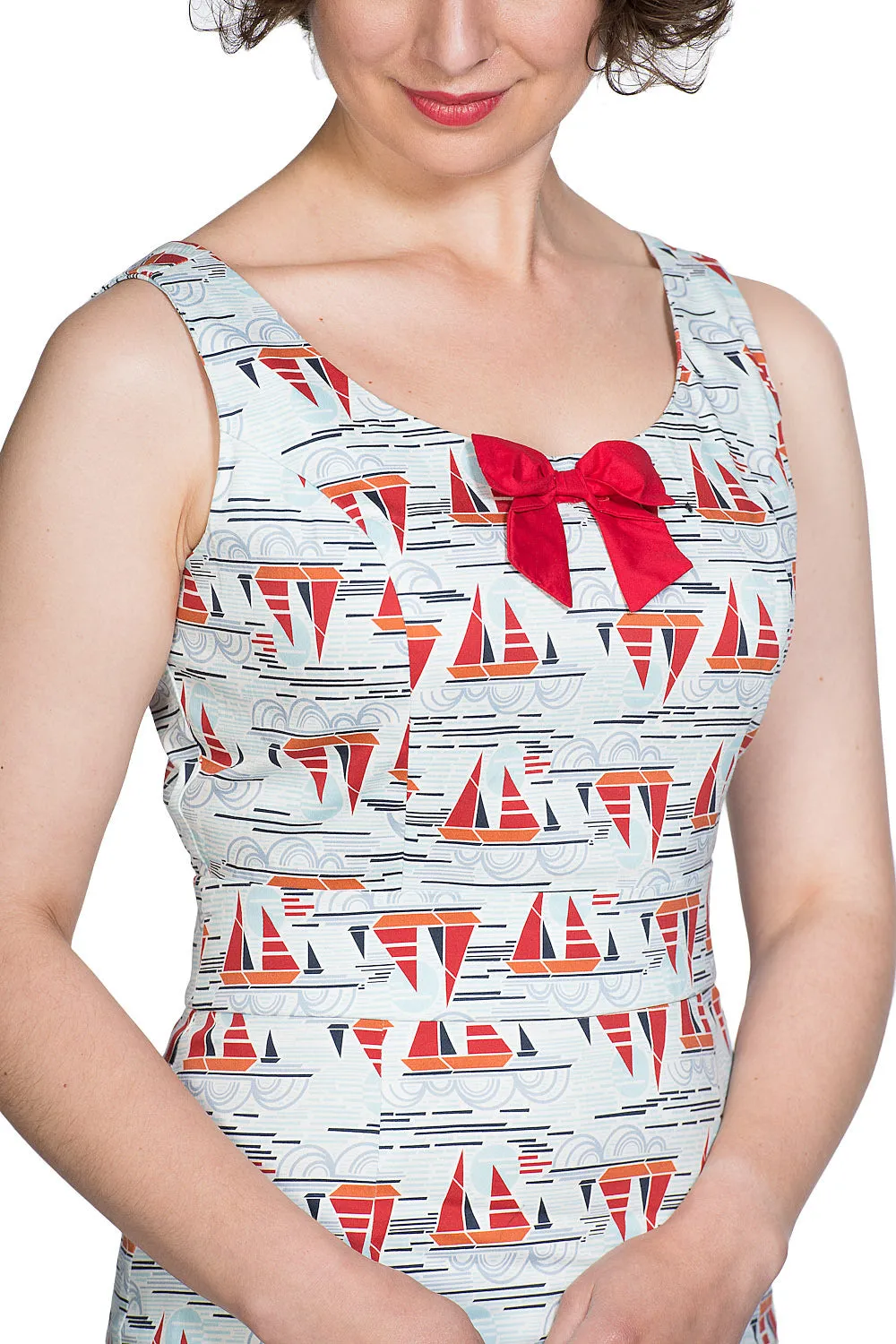 SAIL AWAY PENCIL DRESS