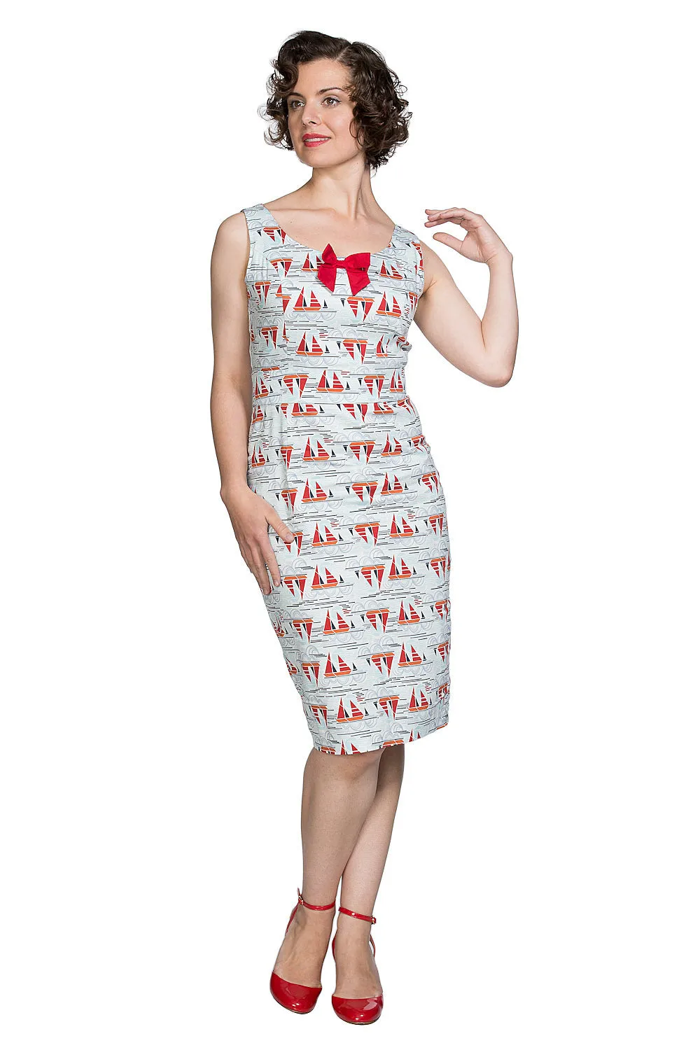 SAIL AWAY PENCIL DRESS