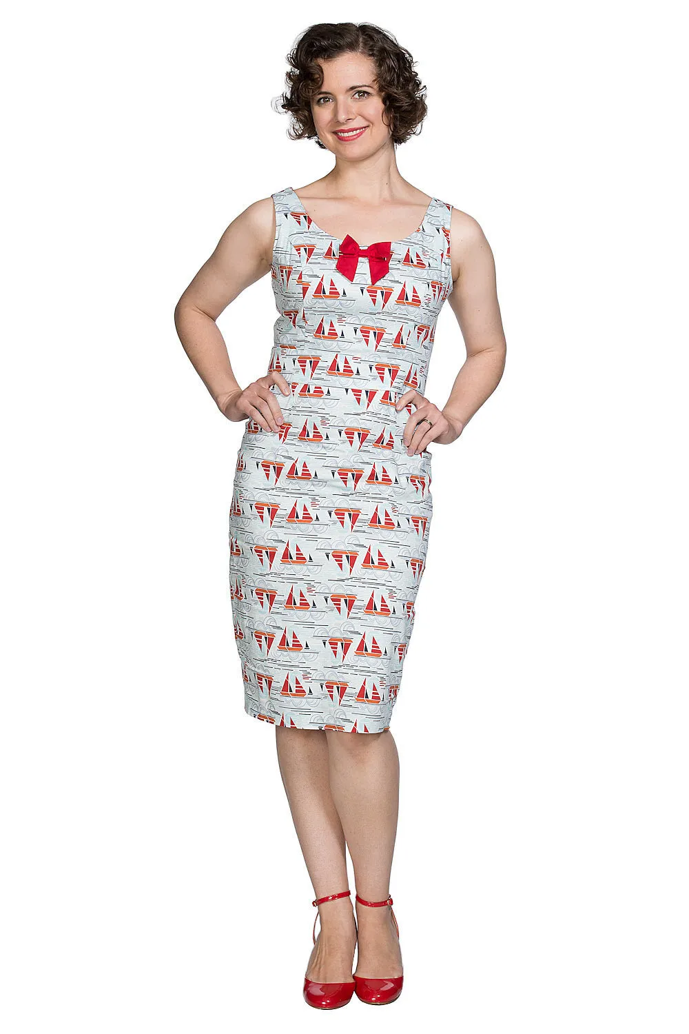 SAIL AWAY PENCIL DRESS