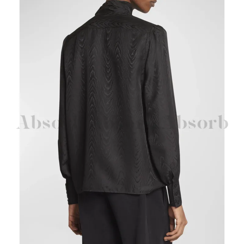 Saint Laurent  |Silk Long Sleeves Luxury Shirts