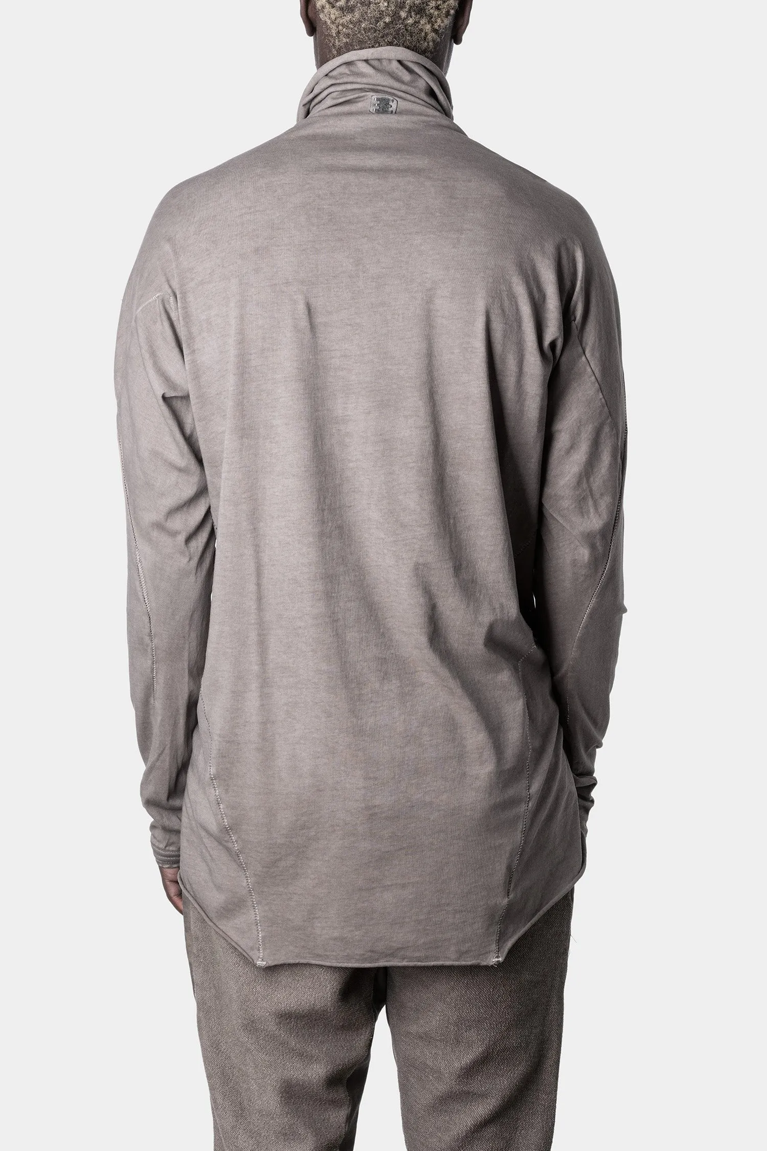 Semi Raglan long sleeve turtleneck T-Shirt, Taupe