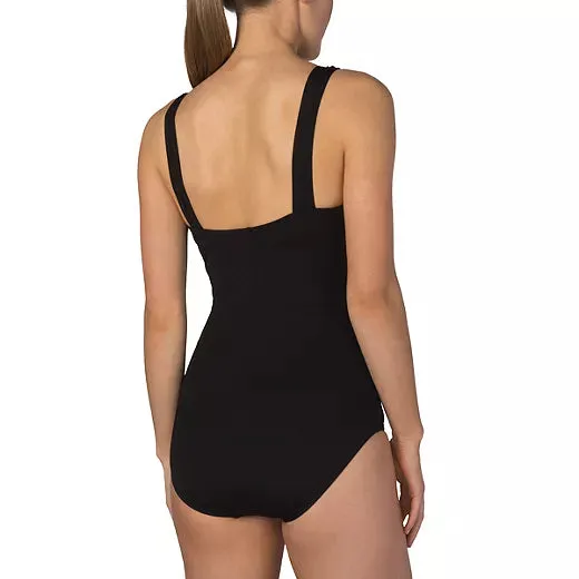 Shirred Tank One Piece Swimsuit Women's