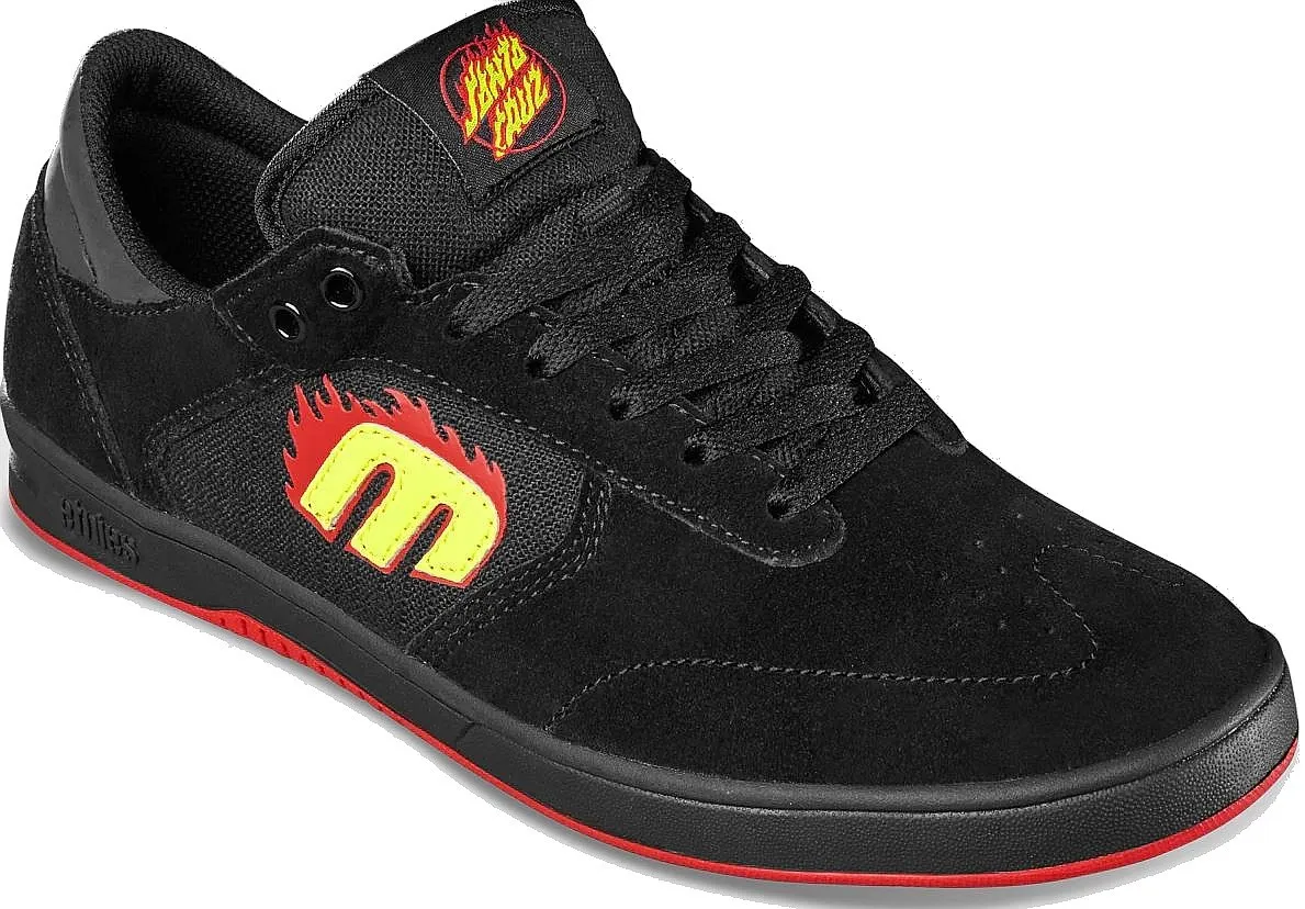 shoes Etnies Windrow X Santa Cruz - Black/Red/Black - men´s