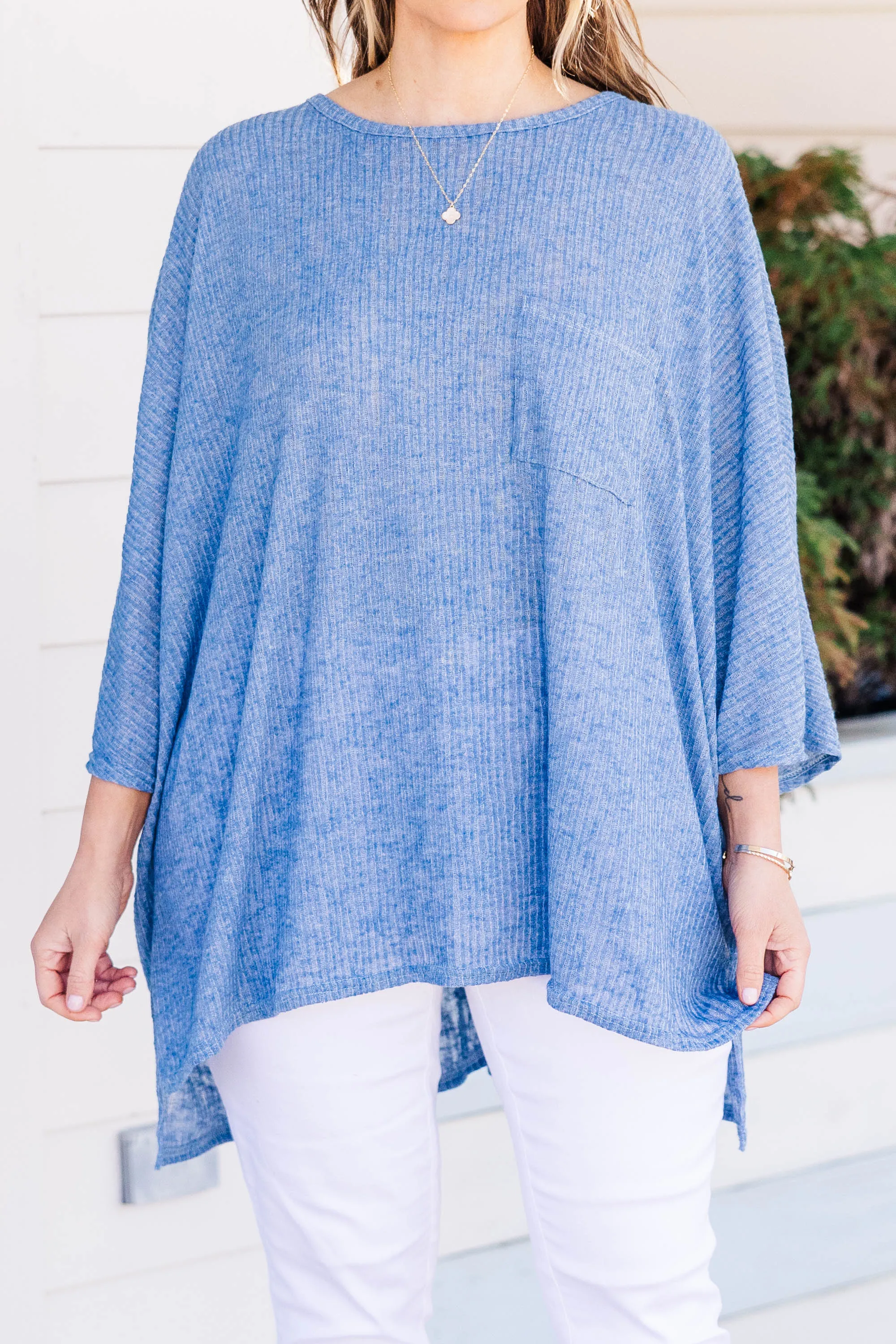 Sienna Top, Blue