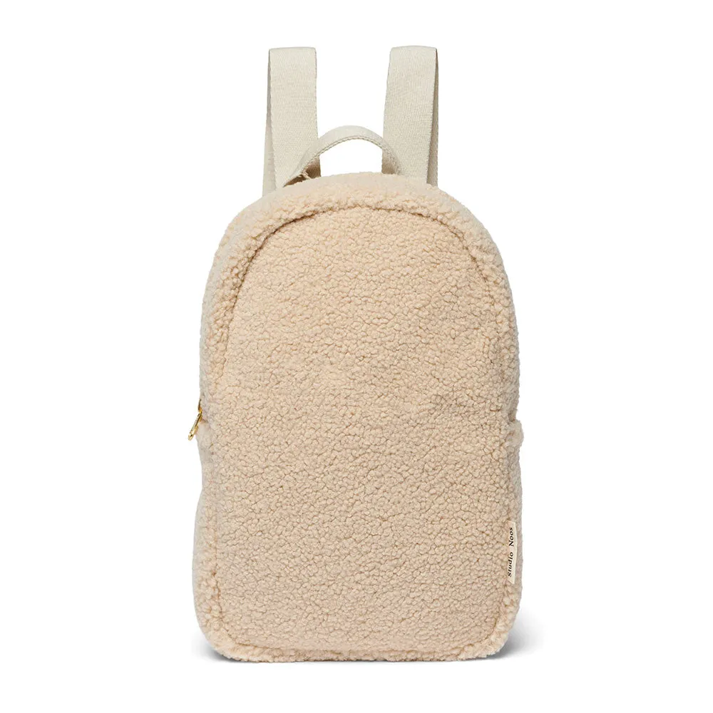 Studio Noos Child Teddy Mini Backpack Ecru